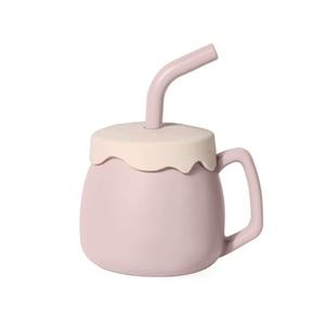 แก้วซิลิโคนสำหรับเด็กเกรดอาหาร ปี 2026 แก้วหัดดื่มสำหรับเด็กเล็ก 2 in 1 แก้วใส่ขนมและเครื่องดื่มสำหรับเด็ก - Product Image 4