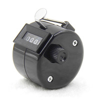 Compteur manuel à 4 chiffres pour affichage au doigt, chronomètre de comptage, pour compétitions sportives de football, avec coque en plastique