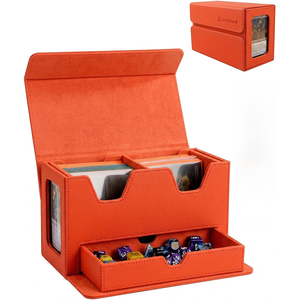 Boîte de rangement en gros pour cartes de jeu de société (CCG) et cartes à collectionner sportives, capacité <span class=keywords><strong>200</strong></span>+ cartes à double pochette - Product Image 1