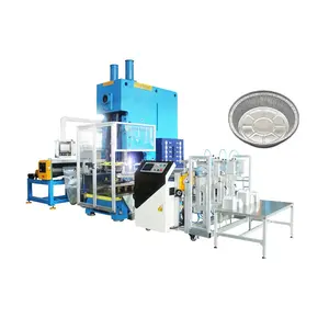 factory produces high-precision disposable foil plate tray aluminum dishes machinery