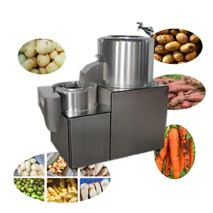 실용적인 가격 상업 작은 감자 필러 파쇄 기계 감자와 양파 필링 기계 뿌리 야채 세탁기 냄비