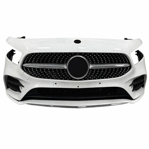 Pare-chocs avant d'origine pour <span class=keywords><strong>Mercedes</strong></span>-Benz <span class=keywords><strong>Classe</strong></span> A W177 <span class=keywords><strong>AMG</strong></span> <span class=keywords><strong>Line</strong></span>, complet avec calandre diamantée, radiateur OEM <span class=keywords><strong>A200</strong></span>/A180 - Product Image 1