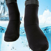 Chaussettes à semelle en caoutchouc Chaussures pour adultes Chaussettes imperméables avec semelle en caoutchouc Chaussettes de plongée en néoprène