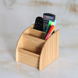 Bamboo Storage <b>Box</b> Rectangular Multi Compartment Desktop Organizer For Bathroom Cosmetics <b>Makeup</b> Storage - Product Image 2