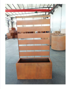 Boîtes rouges surélevées en <span class=keywords><strong>acier</strong></span> Corten pour l'extérieur Art Déco - Product Image 4