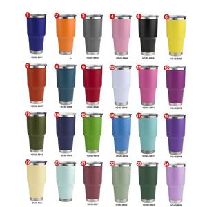 Gobelet isotherme personnalisé avec logo, 20 oz, 30 oz, en acier inoxydable, double paroi, portable, pour bière, café, voyage - Product Image 2