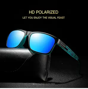 2022 New Style TAC Designer Quadratische Rahmen Kunststoff UV400 Sonnenbrille Polarisiert Benutzer definiertes Logo Sport Radfahren Frauen Männer Sonnenbrille