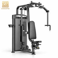 Machine à exercices pectoraux ZY Chest Fly avec système de poids sélectionnables pour la musculation en salle de sport et centre de fitness