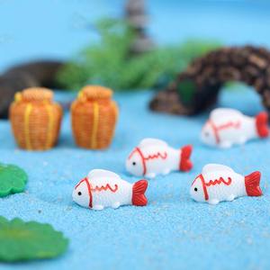 Tượng Nhỏ Bằng Nhựa, Tiểu Cảnh Vườn Cổ Tích, Cá, Mô Hình Động Vật, Trang Trí Nhà Vườn & Nhà Búp Bê Tự Làm, Phụ Kiện Phong Cảnh Rêu - Product Image 2