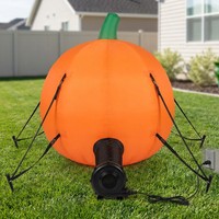Decoración inflable de calabaza de diseño nuevo para fiestas, calabaza inflable con forma de caricatura para actividades de Halloween