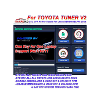 Para Lexus para TOYOTA TUNER V2 DENSO IMMO OFF DTC OFF VMAX OFF deshabilitar inmovilizador para GEN1, 2, 3 archivos Flash para Toyota DTC OFF