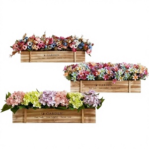 Decoraciones <span class=keywords><strong>de</strong></span> Flores Artificiales <span class=keywords><strong>de</strong></span> Seda para Sala <span class=keywords><strong>de</strong></span> Estar y Mesa <span class=keywords><strong>de</strong></span> Comedor, Conjuntos <span class=keywords><strong>de</strong></span> Decoración para el Hogar y Bodas con Hortensias y <span class=keywords><strong>Rosas</strong></span> - Product Image 1