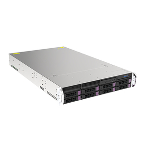 Châssis de serveur en rack 1U avec ventilateur, 4 baies de disques durs, alimentations redondantes, stock disponible pour les applications cloud et IA, montage en rack - Product Image 3
