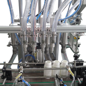 Tự Động Thép Không Gỉ 304/316 Thủy Tinh Chai Nhựa 4 Đầu Chất Tẩy Rửa Nước Trái Cây Sữa Dầu Dừa Ăn Được Máy Làm Đầy Dầu Chất Lỏng - Product Image 3