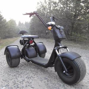 Trottinette pliable à deux roues de haute qualité européenne, double suspension, cadre en aluminium, moteur 350W, batterie au lithium 60V, charge maximale 200 kg - Product Image 3