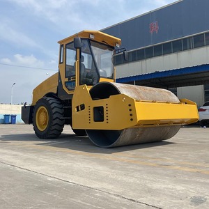 Rouleau Vibratoire Monocylindre 8 Tonnes, Équipement de Construction Routière à Haute Efficacité - Product Image 1