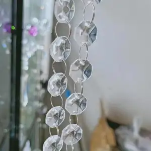 滴眼剂水晶珠玻璃珠1米水晶滴眼液用于婚礼装饰