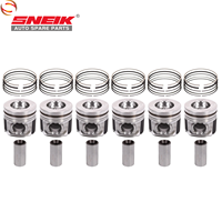 Piston en acier forgé SNEIK OE 11257812585 84 mm usiné CNC pour BMW X3 N57/N57D30 3.0L Diesel, ajustement parfait