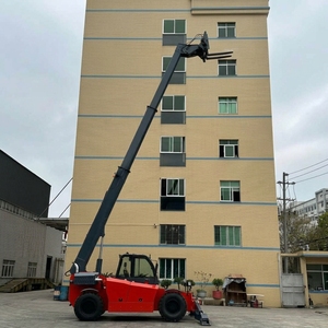 Manipulador Telescópico con Altura de Elevación de 7m/10m, Montacargas 4x4 Todoterreno con Mástil de 3 Etapas para Construcción, Materiales de Construcción y Logística - Product Image 3
