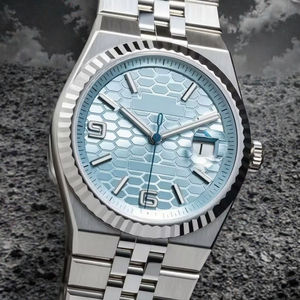 Montre de plongée à aiguilles lumineuses personnalisées de haute qualité, miroir saphir, acier inoxydable, automatique, mécanique, pour homme - Product Image 2