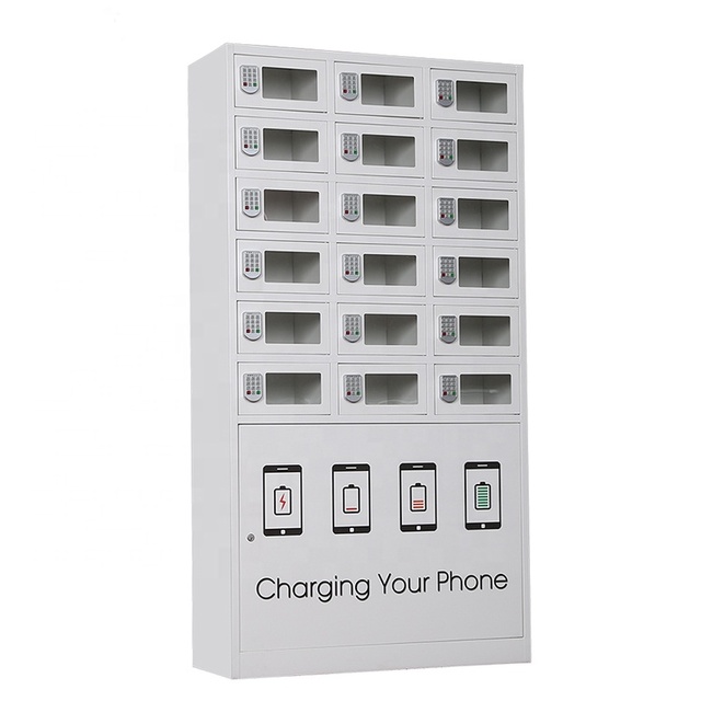 OEM ODM Service Modern Safe Cell Phone Storage Locker Multi Charging Box Power Bank Commercial Phone Charging Solution