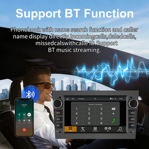 오펠용 7인치 안드로이드 카 라디오 핫세일, CarPlay GPS 네비게이션, 블루투스, 와이파이, 2딘 스테레오 헤드 유닛 - Product Image 4