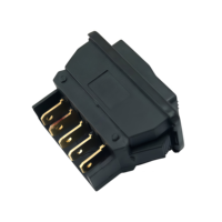 Interrupteur de lève-vitre de voiture à 5 broches, interrupteur à bascule principal momentané pour lève-vitre, 12V CC