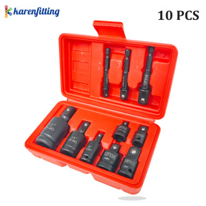 8-pc High-quality Black Double Square Size Change DIY Auto Repair Impact Socket Adapter Hardware Tools Set - Product Image 6