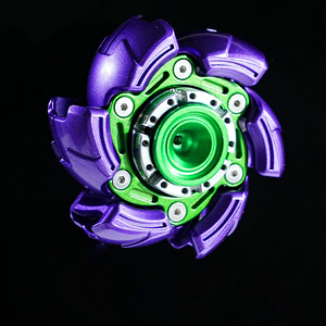 Fidget Spinner EDC pour Adultes - Conception Blindée à Ouverture Automatique en Alliage de Zinc CNC et Aluminium, Jouet Gyroscopique - Product Image 2