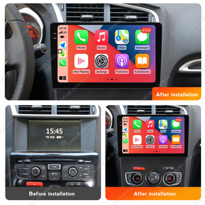MEKEDE Lecteur autoradio 8 cœurs 4G 6 + 128G Car-play Android Auto GPS Navigation WiFi BT DSP pour Citroën C4L 2013-2016 - Product Image 2