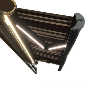 Modern Luxury Full Cassette LED Light <strong>Wall</strong> <strong>Mounted</strong> Aluminum Retractable Outdoor <strong>Awning</strong> Motorized Motorized Retractable <strong>Awning</strong> - Product Image 1