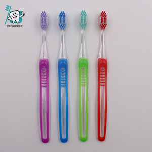 Cepillo de Dientes para Adultos con Mango Transparente, Cepillado Manual Colorido, Limpieza Dental JSM-A385 - Product Image 1