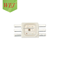 LED RGB 6028 4 broches, LED SMD RGB 6 broches, face blanche, face noire, LED RGB 6028 à montage inversé, fabricant