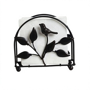 Porte-mouchoirs en fer noir au design fantastique, de qualité supérieure, taille personnalisée, à prix avantageux - Product Image 1