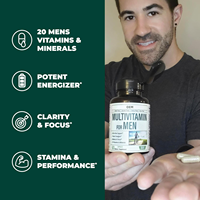 Capsules Multivitaminées et Multiminérales pour Hommes – Complément Alimentaire – Soutien OEM – Pilules Vitaminées pour Hommes – Compatible Shopify Dropshipping – Expédition DDP