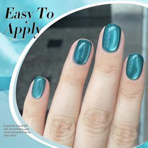 Moonlight CAT Eye Gel magnético Gel esmalte de uñas 15ml azul claro gelatina vidrio magnético Gel brillo Soak Off Nail Art DIY <span class=keywords><strong>Salon</strong></span> - Product Image 5