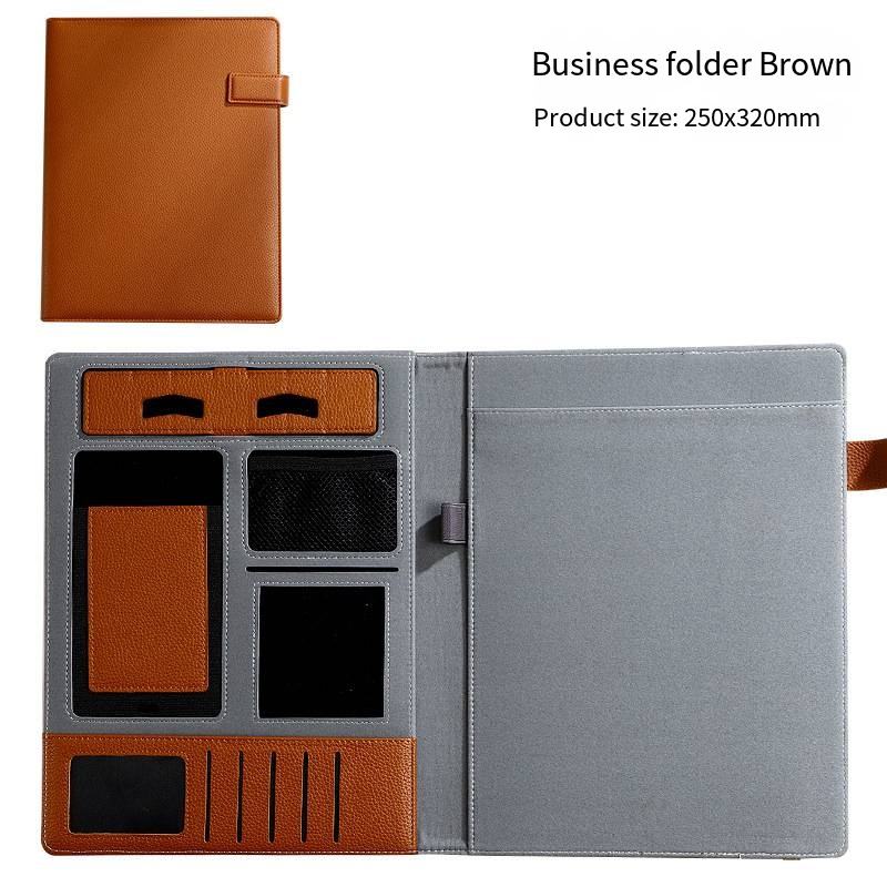 Brown--no memo(Magnetic clasp)