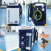 Machine de soudage laser portable 3-en-1 certifiée CE pour l'acier inoxydable 1500W avec tête SUP23T