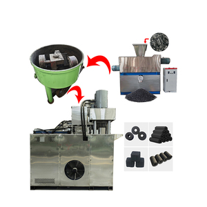 Machine à charbon de bois miniature à bas prix, machine à briquettes de charbon de bois, presse à charbon de bois compressé, ligne de production - Product Image 1