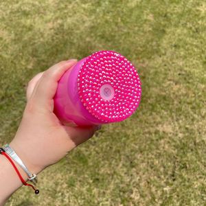 High Quality Reusable Multicolored Bling Rhinestone Replacement <b>Mason</b> <b>Jar</b> <b>Lids</b> <b>With</b> Straw Hole for 16oz Glass Can Cups and Mugs - Product Image 3
