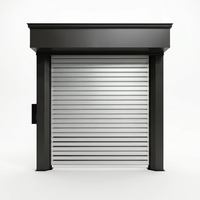 Porte sectionnelle rapide ABX en plastique et acier, coupe-feu, design moderne, pour atelier et entrepôt