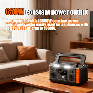 Stasiun Daya Portabel 600W Station 140400mAh <span class=keywords><strong>Generator</strong></span> Luar Ruangan Pengisian Daya Tenaga Surya Perlengkapan Darurat untuk Berkemah - Product Image 3