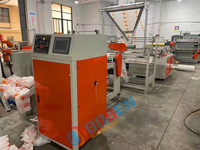 Rollo de cinta de cuerda de tracción completamente automático, bolsa de basura, máquina para hacer bolsas de basura, línea de producción