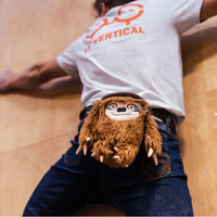 Sac à craie d'escalade personnalisé en usine, jouet en peluche animal, peluche en forme personnalisée, mignon, en polyester, unisexe, à partir de 14 ans