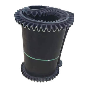 חנק זווית תלולה, מסוע גומי גלי מסוע עם חצאית מצולע שירות חיתוך מותאם אישית - Product Image 3