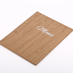 Menús de Restaurante con MOQ Bajo, Menús de Cuero para Comida y Bebidas, Menús para Cafetería y Bar con Anillas de Sujeción, Carpetas para Menús de Restaurante - Product Image 3