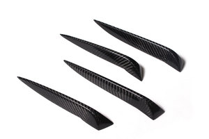 4 pz/set in fibra di carbonio S3 alette paraurti anteriori per Audi S3 <span class=keywords><strong>A3</strong></span> berlina 4 porte <span class=keywords><strong>2014</strong></span> up - Product Image 6