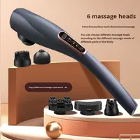 Nouveau bâton de massage électrique Dolphin, marteau de massage manuel, haute puissance, rechargeable, 4 vitesses, tête en forme de U, type os