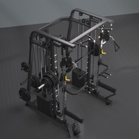 Smith machine entraîneur intégré portique multifonctionnel maison oiseau équipement de fitness commercial banc presse squat rack