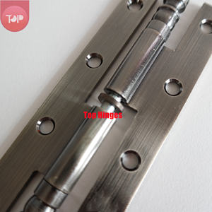 Bisagras de acero S14030 de esquina cuadrada con cabeza de corona grande para puertas interiores, 4 orificios con punta de bola grande para entrada de baño - Product Image 5